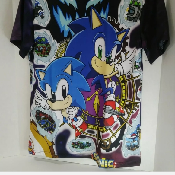 Cosplay Men's Sz M Mesh T-Shirt With Multicolored 3D Graphics - Picture 3 of 8